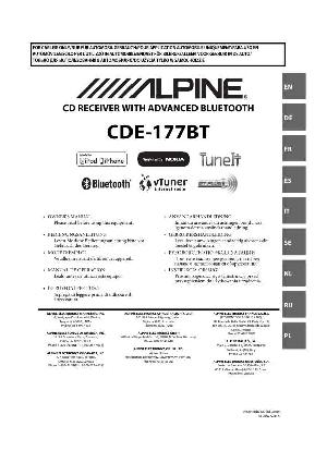 Инструкция Alpine CDE-177BT  ― Manual-Shop.ru