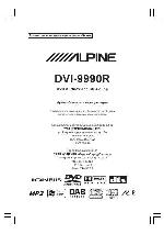 User manual Alpine DVI-9990R 
