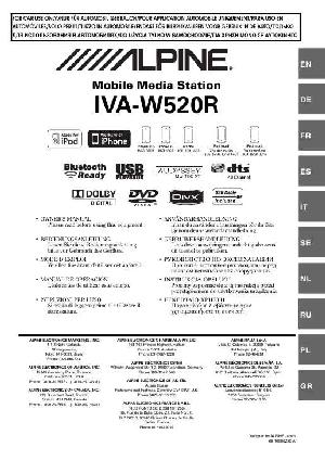 Инструкция Alpine IVA-W520R  ― Manual-Shop.ru