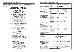 User manual Alpine MRP-T306 