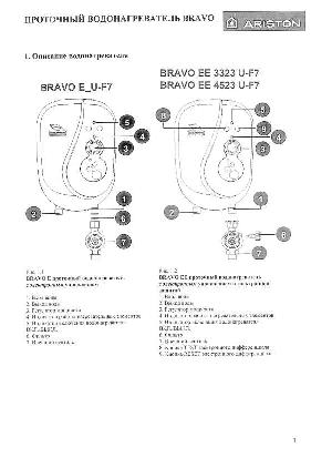 User manual Ariston Bravo EE 3323 U-F7  ― Manual-Shop.ru