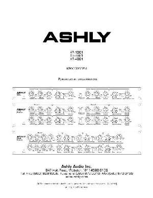 Инструкция ASHLY XR-4001  ― Manual-Shop.ru