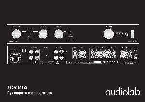 User manual Audiolab 8200A  ― Manual-Shop.ru