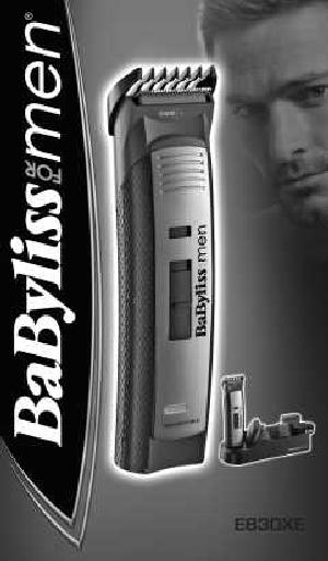 Инструкция Babyliss E830XE  ― Manual-Shop.ru