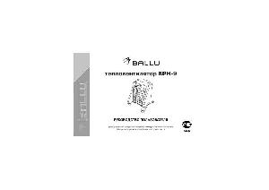 Инструкция Ballu BPH-9  ― Manual-Shop.ru