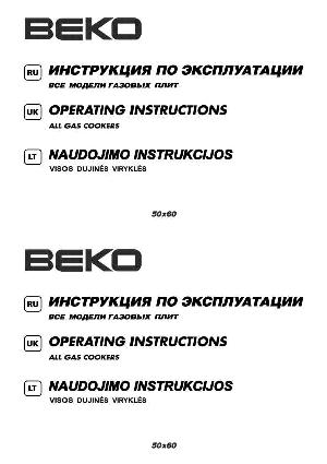 User manual Beko CG-51000  ― Manual-Shop.ru