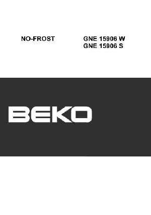 User manual Beko GNE-15906  ― Manual-Shop.ru
