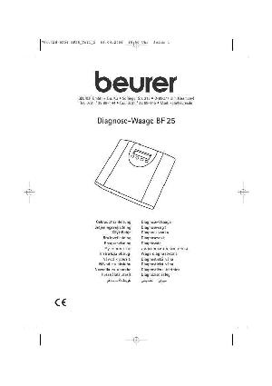 Инструкция Beurer BF-25  ― Manual-Shop.ru