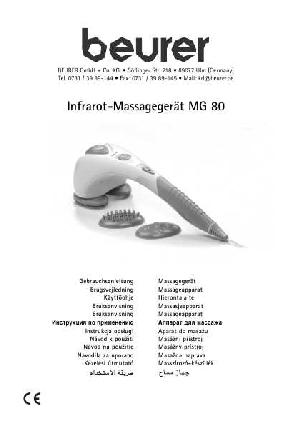 Инструкция Beurer MG-80  ― Manual-Shop.ru
