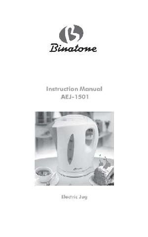 Инструкция Binatone AEJ-1501  ― Manual-Shop.ru