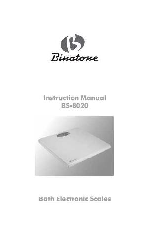 User manual Binatone BS-8020  ― Manual-Shop.ru
