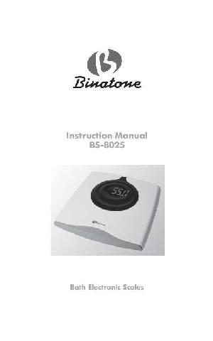 Инструкция Binatone BS-8025  ― Manual-Shop.ru