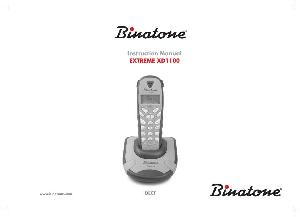 User manual Binatone Extreme XD1100  ― Manual-Shop.ru