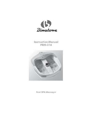 Инструкция Binatone FBM-316  ― Manual-Shop.ru