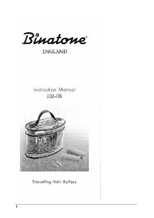 Инструкция Binatone HR-08  ― Manual-Shop.ru