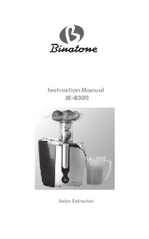 Инструкция Binatone JE-8300  ― Manual-Shop.ru