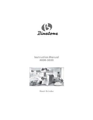 Инструкция Binatone MGR-3030  ― Manual-Shop.ru
