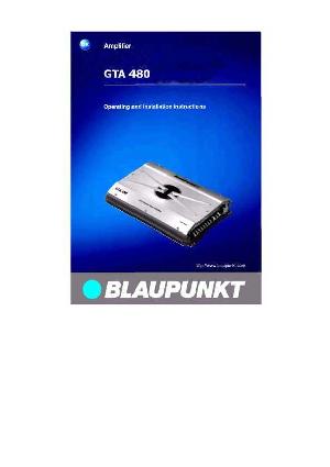 Инструкция Blaupunkt GTA-480  ― Manual-Shop.ru