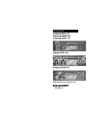 Инструкция Blaupunkt Montreux RCR-127  ― Manual-Shop.ru