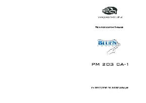 User manual BLUES PM-203CA-1  ― Manual-Shop.ru