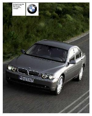 Инструкция BMW 7 серии Error Messages  ― Manual-Shop.ru
