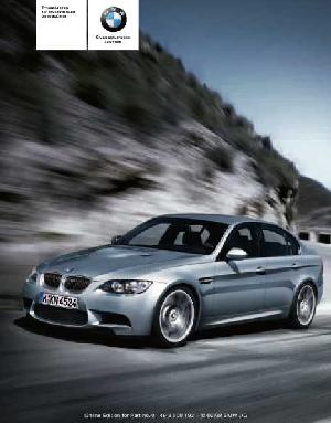 User manual BMW M3 (e90) с 03.2008  ― Manual-Shop.ru