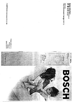 User manual BOSCH B1 WTV 3003A  ― Manual-Shop.ru