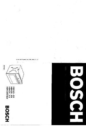 User manual BOSCH HBN-23..EU  ― Manual-Shop.ru