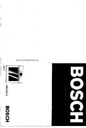 User manual BOSCH HBN-3807.0  ― Manual-Shop.ru