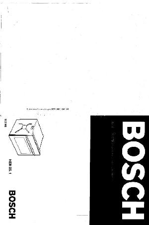 User manual BOSCH HEN-35.1  ― Manual-Shop.ru