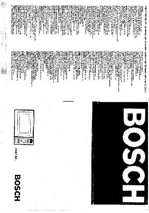 Инструкция BOSCH HMT-86..  ― Manual-Shop.ru