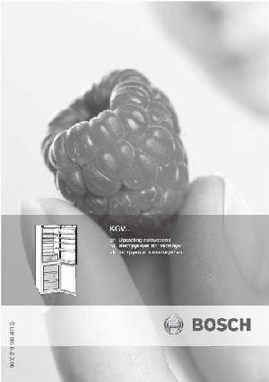 Инструкция BOSCH KGV-39V25  ― Manual-Shop.ru