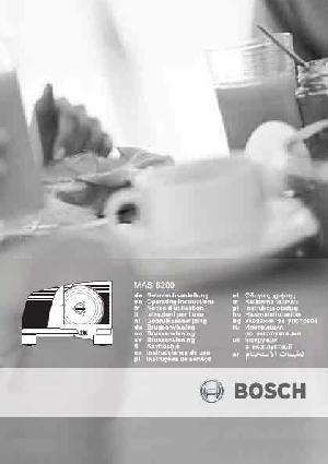 Инструкция BOSCH MAS-6200  ― Manual-Shop.ru