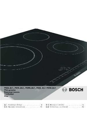 Инструкция BOSCH PKF-645B17  ― Manual-Shop.ru