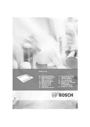 Инструкция BOSCH PPW-3120  ― Manual-Shop.ru