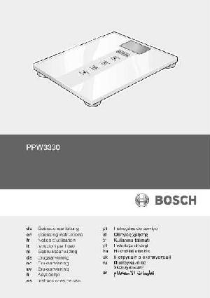 Инструкция BOSCH PPW-3330  ― Manual-Shop.ru