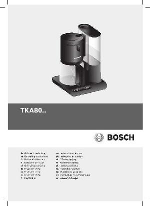 Инструкция BOSCH TKA-8011  ― Manual-Shop.ru