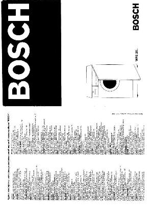 Инструкция BOSCH WFE-20..  ― Manual-Shop.ru