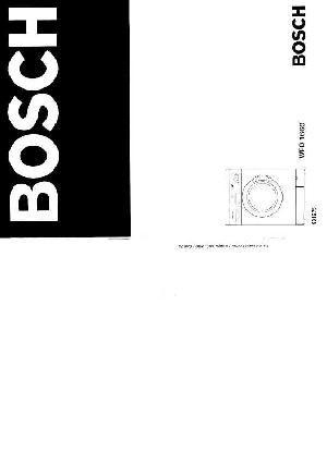 Инструкция BOSCH WFO-1660  ― Manual-Shop.ru