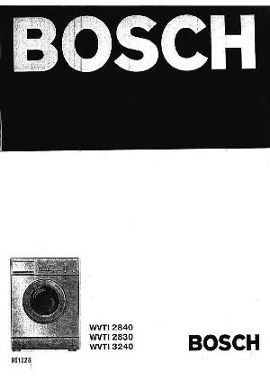 Инструкция BOSCH WVTI-3240  ― Manual-Shop.ru