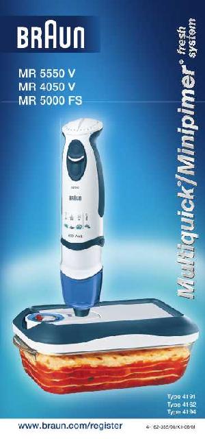 User manual Braun MR-5000 FS  ― Manual-Shop.ru