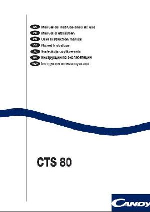 User manual Candy CTS-80SY  ― Manual-Shop.ru