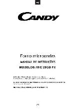 User manual Candy MIC-20GDFX 