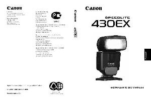 Инструкция Canon Speedlite 430EX  ― Manual-Shop.ru
