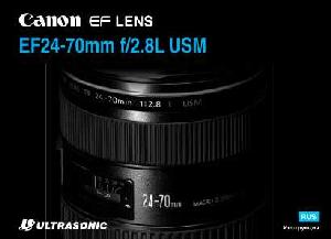 Инструкция Canon EF 24-70 mm F2.8L USM  ― Manual-Shop.ru