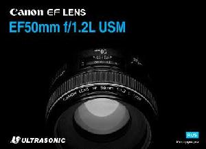 Инструкция Canon EF 50 mm F1.2L USM  ― Manual-Shop.ru