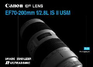Инструкция Canon EF 70-200 mm F2.8L IS II USM  ― Manual-Shop.ru