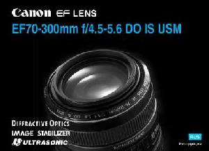 Инструкция Canon EF 70-300 mm F4.5-5.6 DO IS USM  ― Manual-Shop.ru