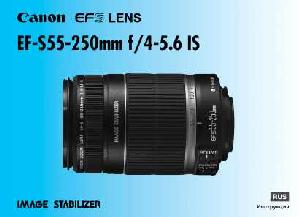 User manual Canon EF-S55-250 mm  ― Manual-Shop.ru