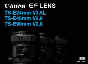 User manual Canon TS-E24mm f/3.5L  ― Manual-Shop.ru